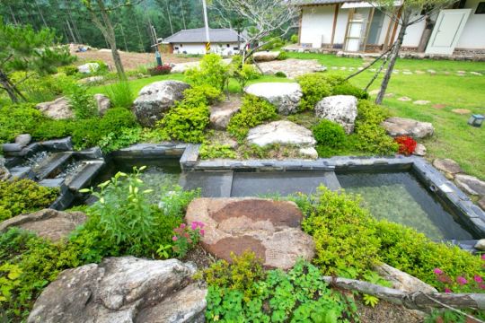 계곡 전경 사진