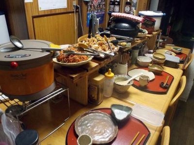 料理 北条水軍ユースホステルの写真