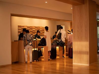 フロントデスク 新玉川温泉の写真
