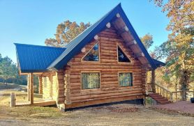 Spring Pond Cabin at White Buffalo Lodge;Family-sized with lake access