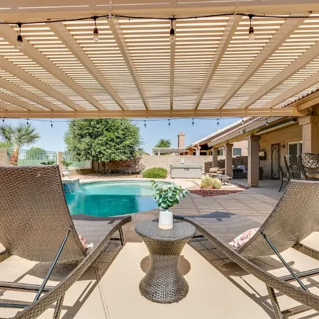 Backyard Luxury with Private Pool and Hot Tub on Golf Course
