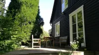 Cosy wooden house in the English style