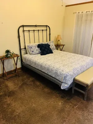 Lake Texoma is 2 minutes away from this cozy studio apartment.
