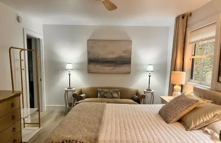 Modern Farmhouse Retreat with Pond View - Adults Only