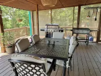 Huge Lakeview|Unique Retreat on Truman Lake|Outdoor Firepit/180°IndoorViews