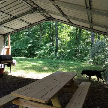 Beautiful location in the secluded woods