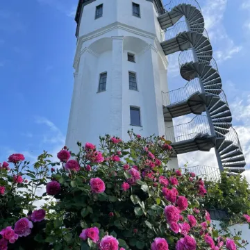 Historic water tower, close to Eifel Nature Park, Phantasialand, Cologne, Bonn, hiking trails