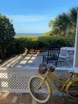 Beach, Sand, Sunsets. . . Rocking chair in front of the porch!