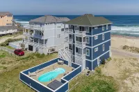 Oceanfront home with private hot tub & pool, ocean view, central AC, & W/D