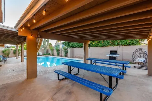 Large Patio and BBQ Area - Spacious, Charming Escape