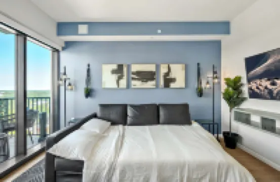 高層公寓羅利 免費停車 日落景觀 2