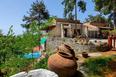 Platres Forest Panorama Hotels near 700 years old Oak tree