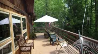 Lindal cedar home located next to Dupont State Recreational Forest.