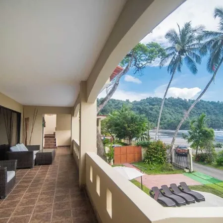 9 Br Luxury Oceanfront Villa South End of Jaco Beach, Nicest Part of Jaco Beach!
