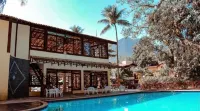 House N12 in Maresias, gated community facing the beach.