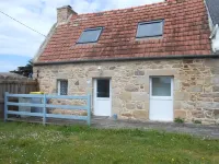 Fisherman's cottage nestled in the rocks of Trégastel, Pink Granite Coast
