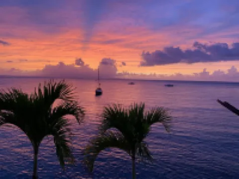 Stunning waterfront, art deco family compound cascading to the water’s edge