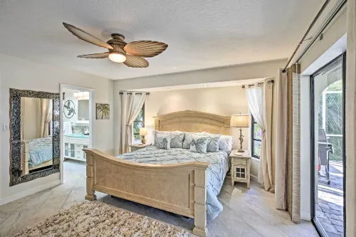Canal Waterfront Home with Private Pool and Dock! - parking