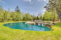 Trout Ponds & Sauna: Unique Log Cabin in Freedom - 3 stjerner