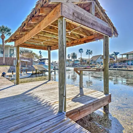 Private Dock, Views: Waterfront Rockport Home!