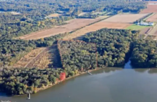 Outrange at Blue Heron Farm. Pet friendly cabin at waterfront farm!