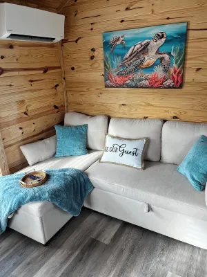 Cozy pet friendly 2-bedroom cabin in tranquil Steinhatchee