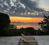 Villa Odyssée, panoramic view over the bays of St Tropez