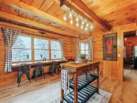 NEW!  3 Acre Log Cabin w/ Bay Views, Firepit & Grill Near Acadia