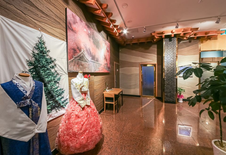 한옥호텔 궁의 깔끔하고 현대적인 침구류