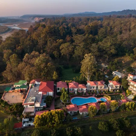Country Inn Tarika Riverside Resort Jim Corbett Отели в г. Рамнагар
