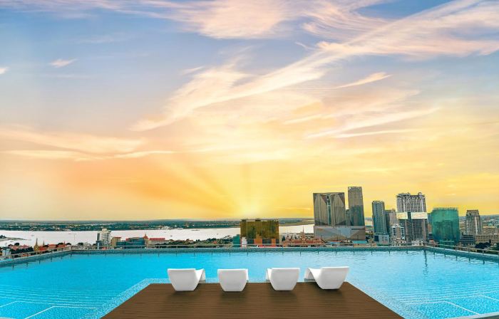 Phnom Penh Infinity Pool Down to $25/N - M Residence