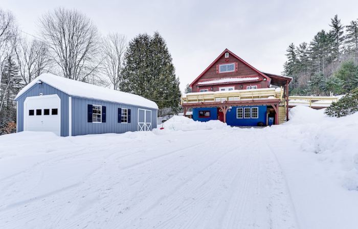 Gore Mountain Retreat: Deck & Game Room