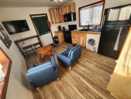 Tiny home with cabin vibes