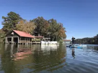 Family house by the lake