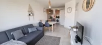 Beautiful apartment with sea view 50m from the sea with heated communal pool - Thalasso - 발코니