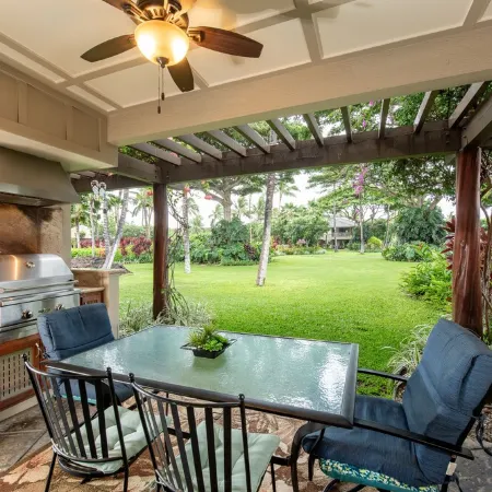 Tropical Ground Floor Unit at Mauna Lani Palm Villas w/ Beach Club Access