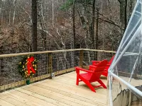 Cozy Geo-Dome with AC on Private Wilderness Reserve in the Gunks Hotels in Gardiner