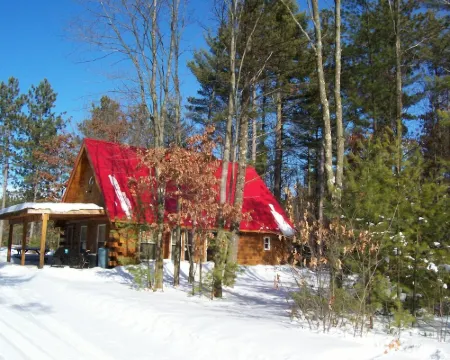 Private Red Roof Cabin - Rustic Log Cabin In The Woods! โรงแรมในJackson County