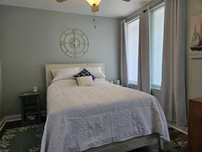 Water view condo overlooking Marina, with private deck