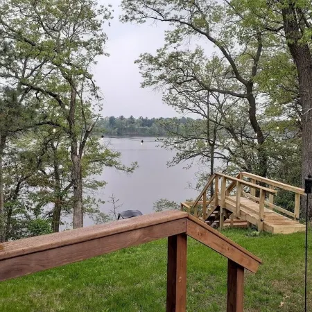 Lone Birch Cabin on Lake Wissota