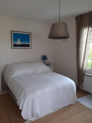 Spacious 2-room apartment with terrace 250 m from the beach