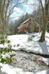 Sleepy Creek-Antique Log Cabin/4 Acre/Bold Stream/Near Boone and BR Pkwy/Firepit