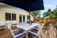 Lake front home with access to two lakes, large yard and RV hookup available!