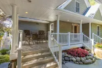 "Home Away From Home" nestled into five private acres on an all sports lake!