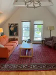 Open floor plan 2 bedroom in downtown Bar Harbor on second floor