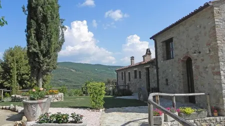 Luxury with Stunning Views in Rebuilt Ancient Hamlet Near San Gimignano