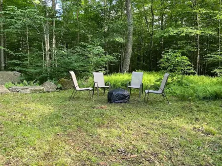 Steps from beach at Big Bass Lake