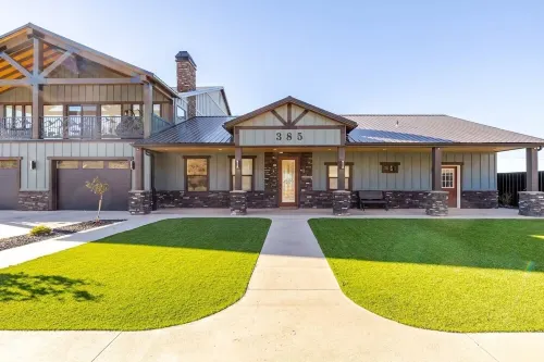 Zion Vista 7BR/5.5BA Poolside Manor Near Zion: Sauna, Hot Tub, Golf, Gym - Villas