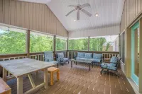 Lake James Retreat: Large Private Lakefront Home