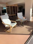 loft in a provencal village with sauna spa fitness with  view over the sea